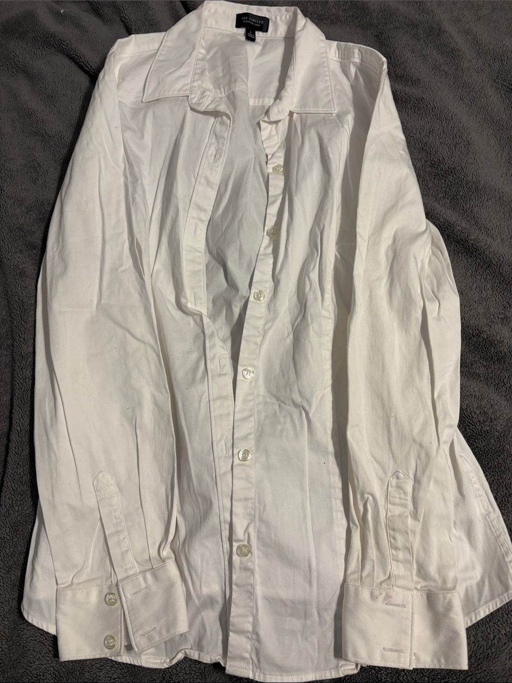 The Limited White Button-Down Shirt
